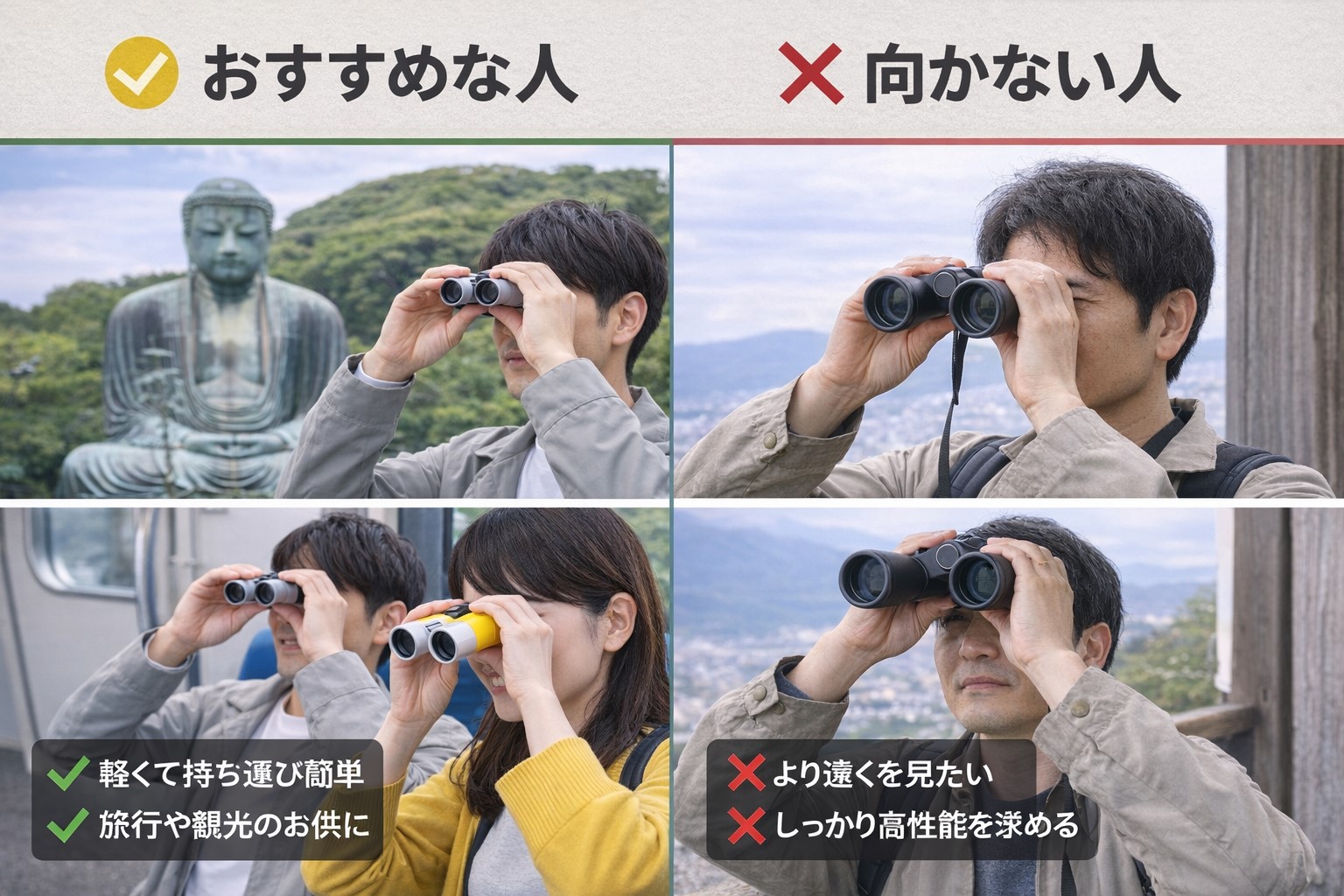 おすすめな人と向かない人