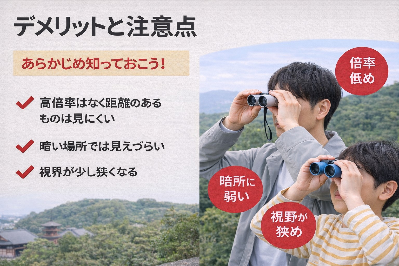 デメリットと注意点