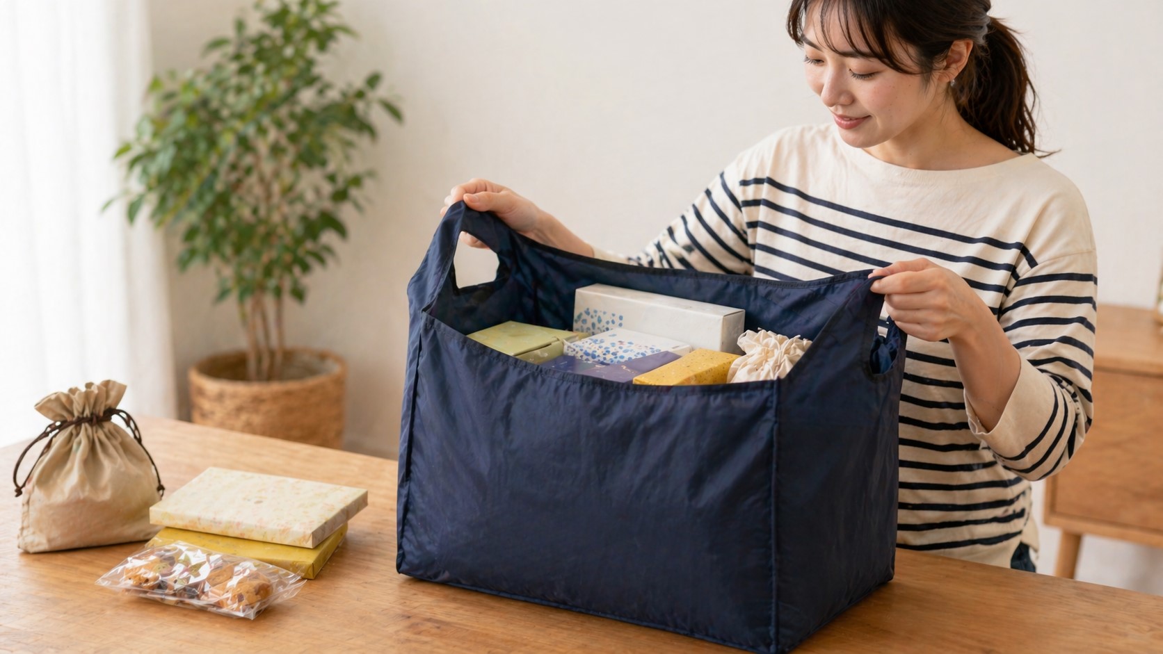 お土産も入るマチ広で大容量なタイプ