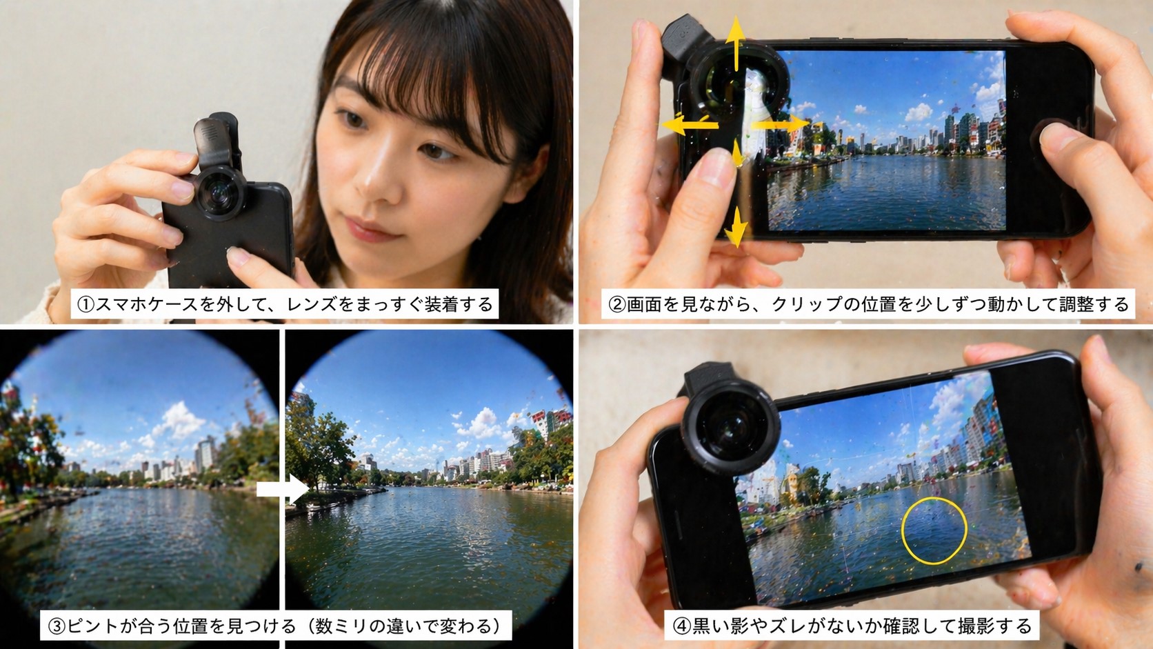 ピントが合わない時の正しい合わせ方