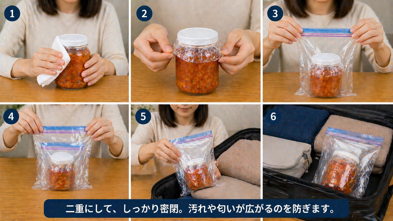 匂い漏れを防ぐ使い方