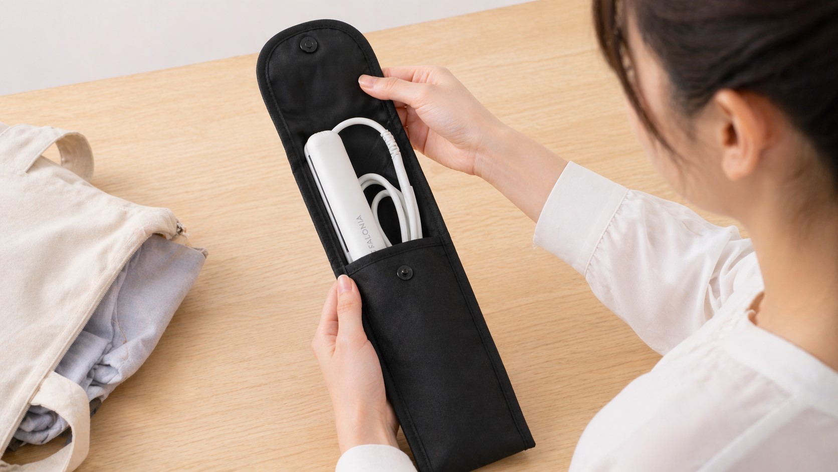 サロニアなど大きめアイロンの収納力