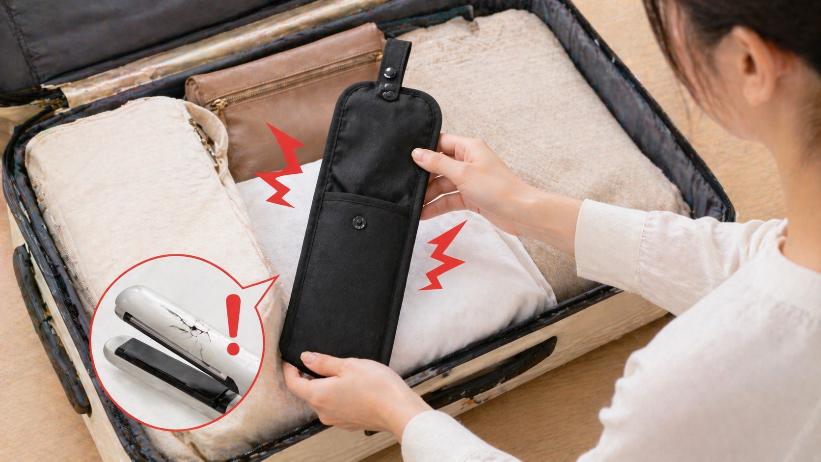 クッション性がないため衝撃に注意する