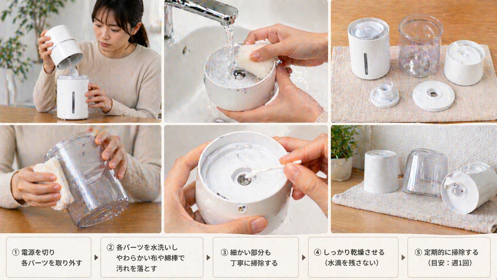 カビを防ぐ掃除と手入れ方法