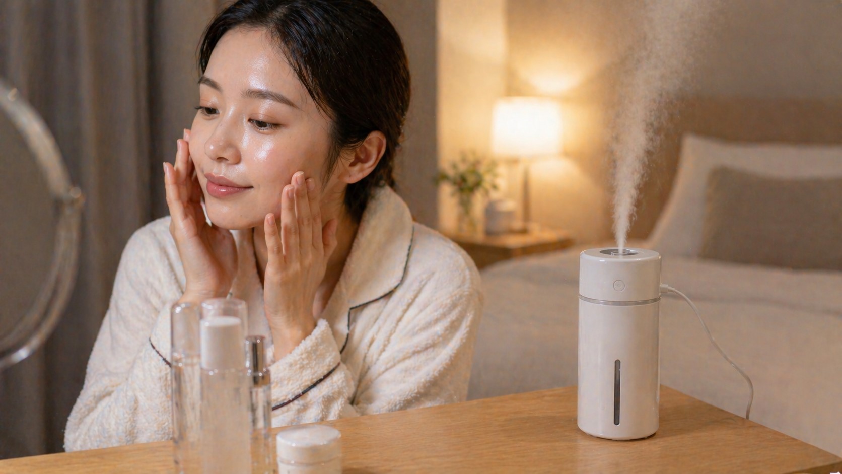 メイク落とし後の保湿対策