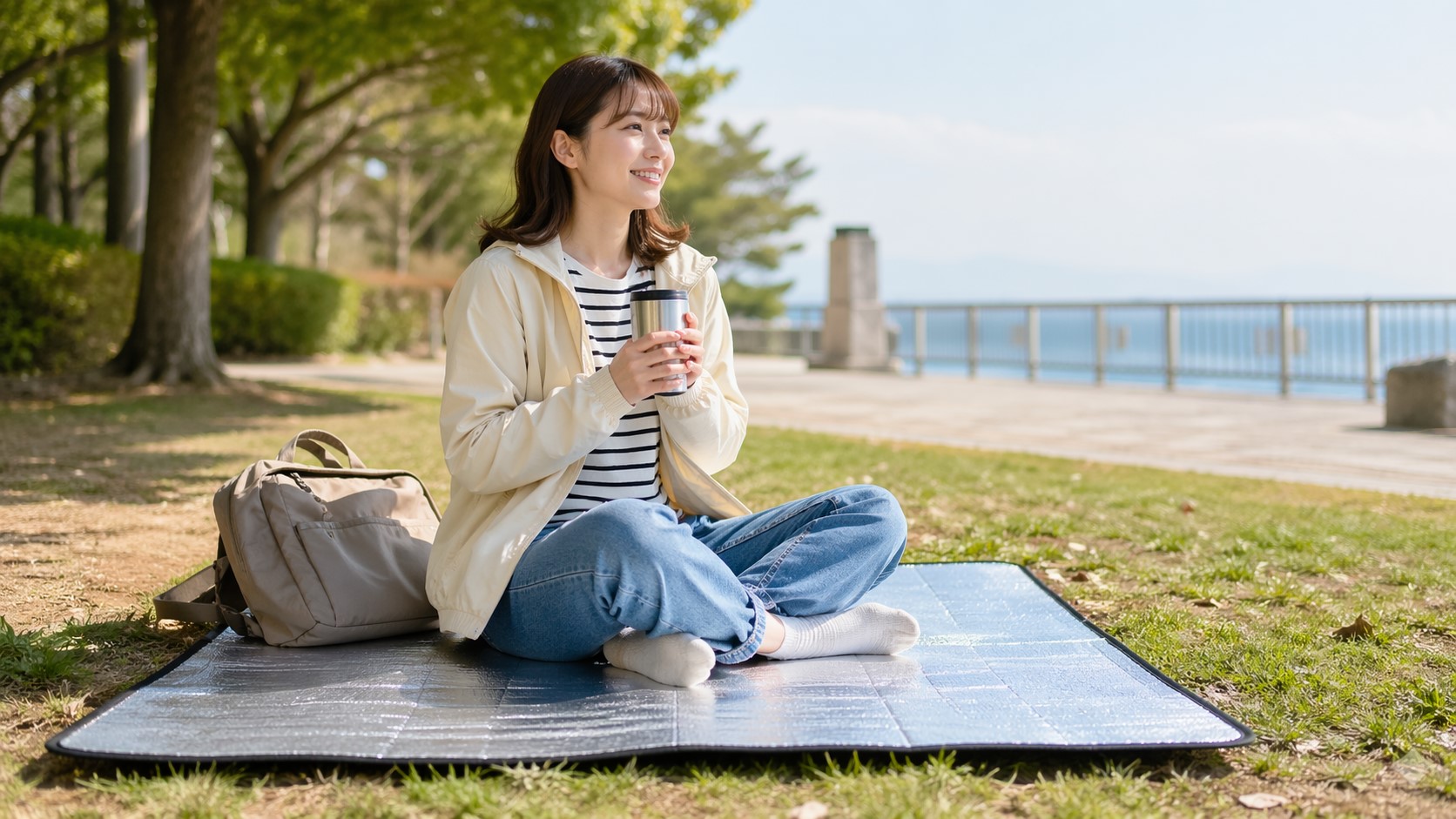 旅行に役立つダイソーのレジャーマット
