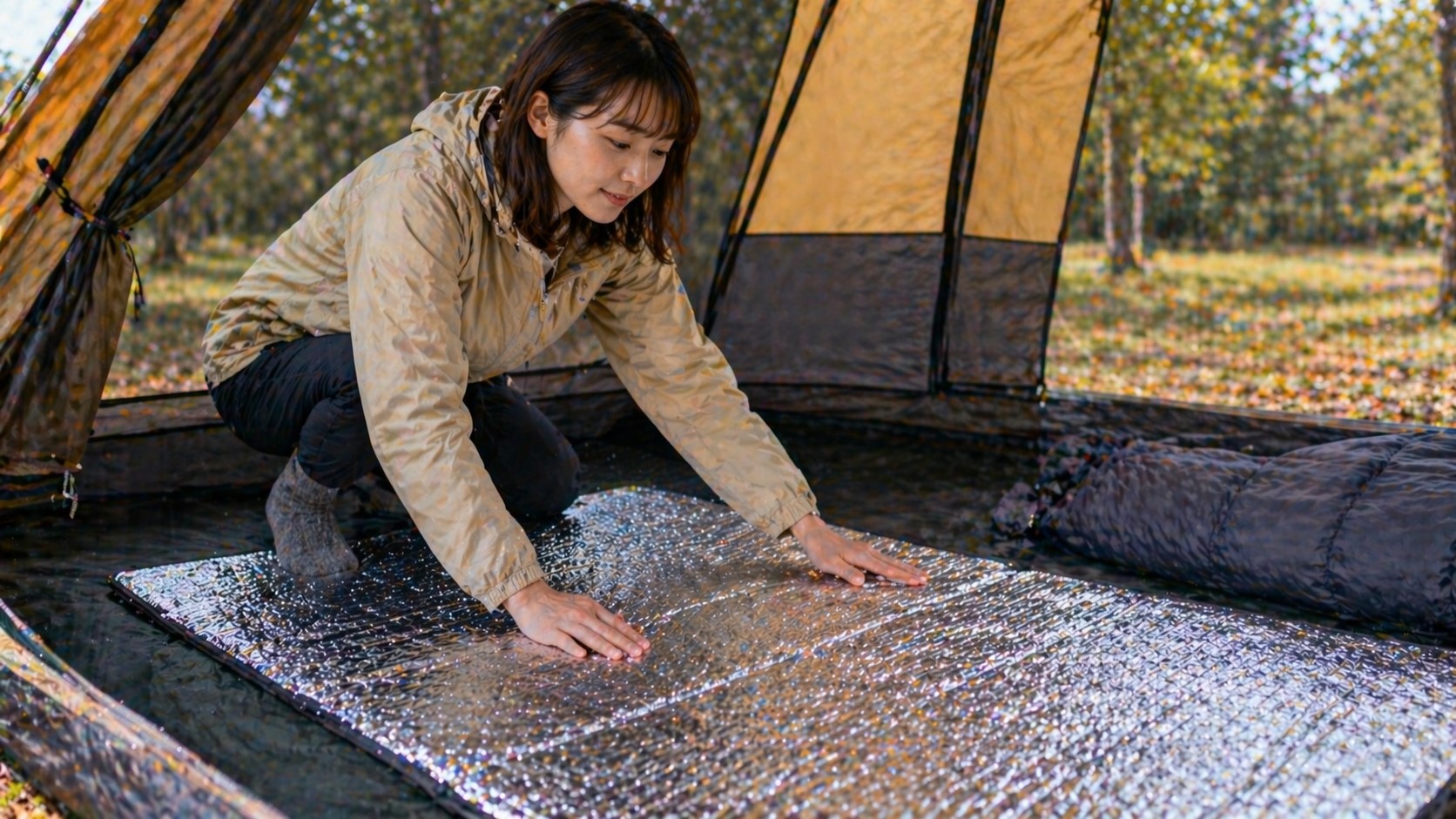 保温性を高める銀マットの正しい敷き方