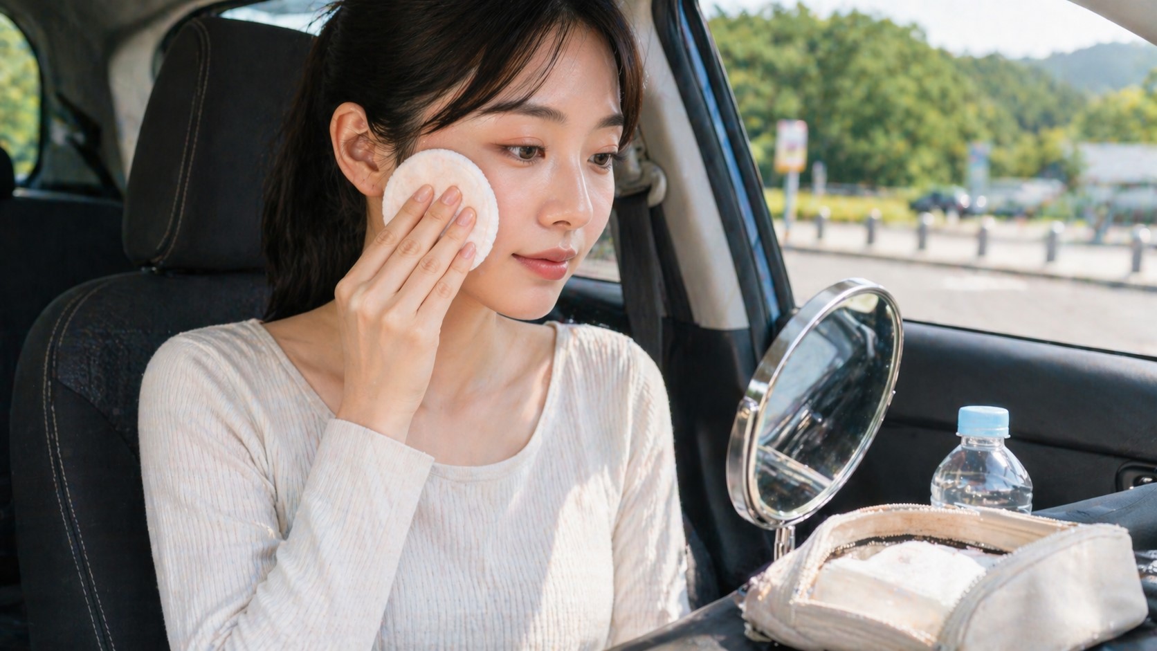 車での移動中にも手軽に落とせる