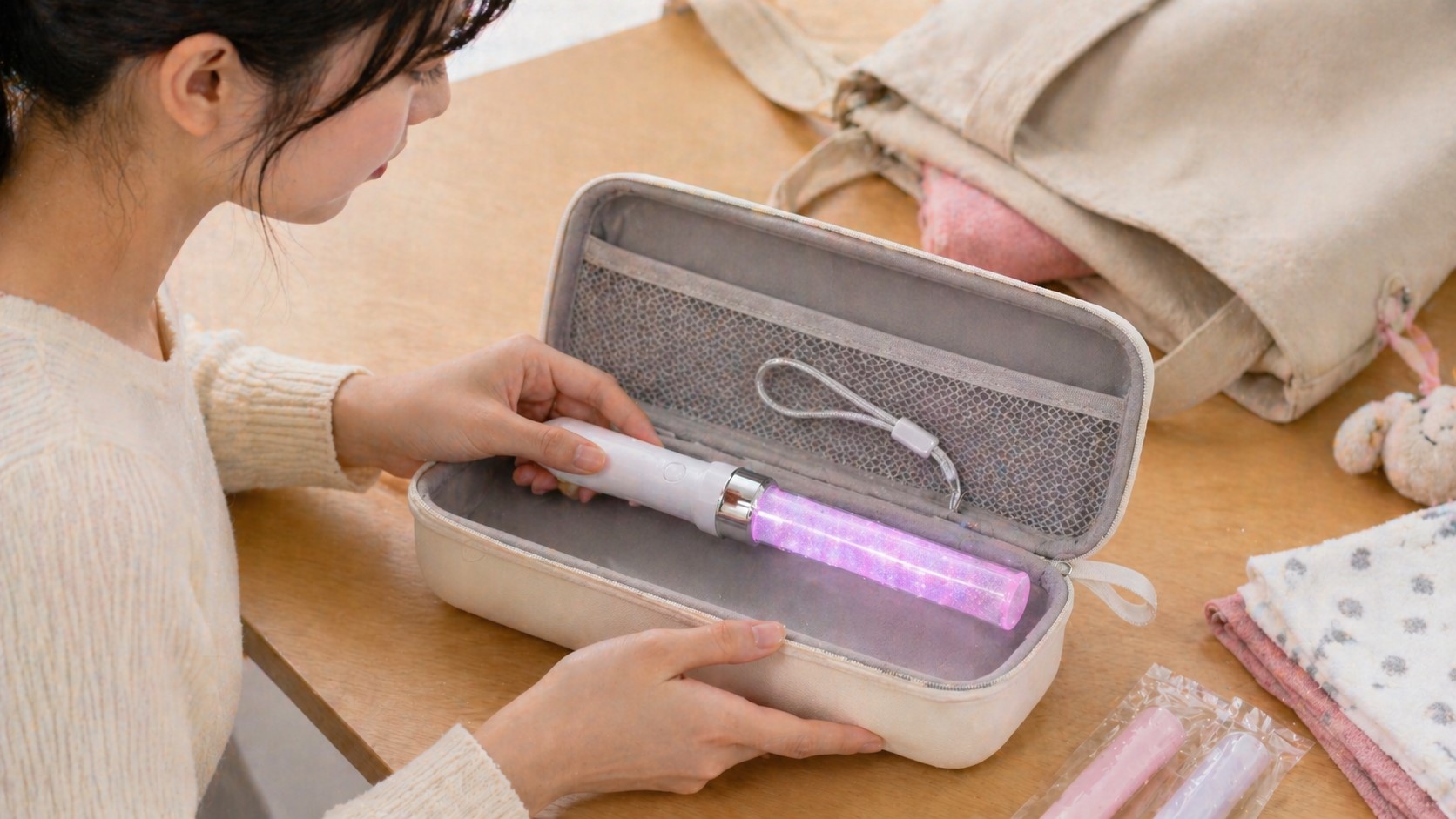 かさばる悩みを解決する専用ケース