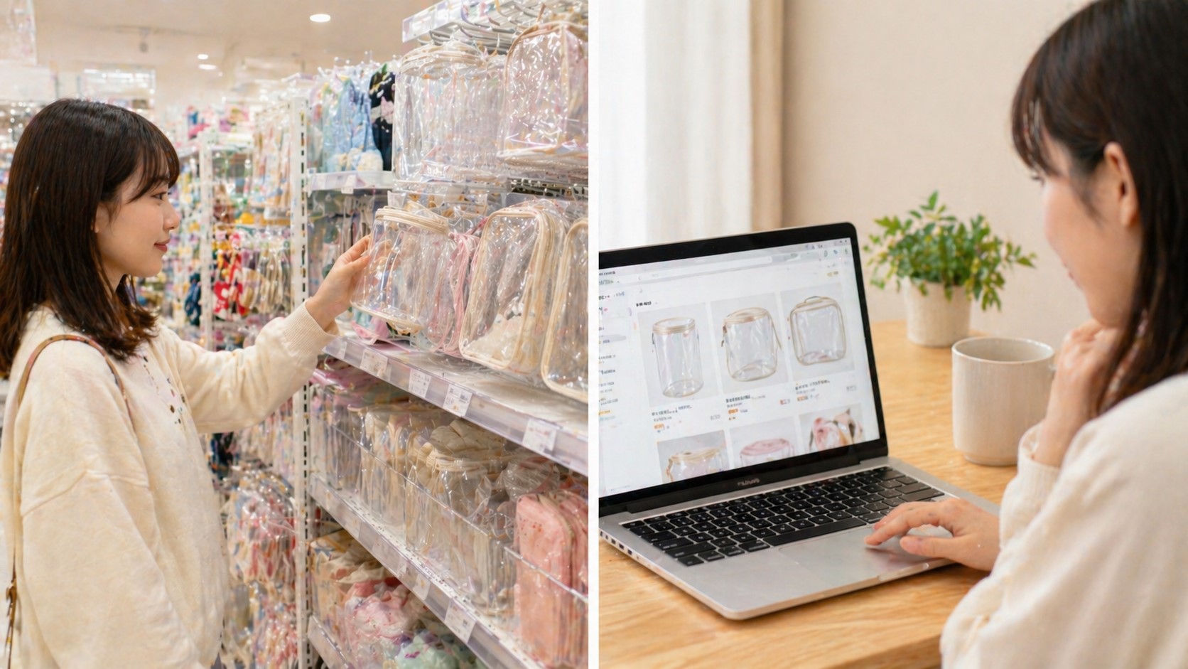 店舗での探し方とネットストア活用