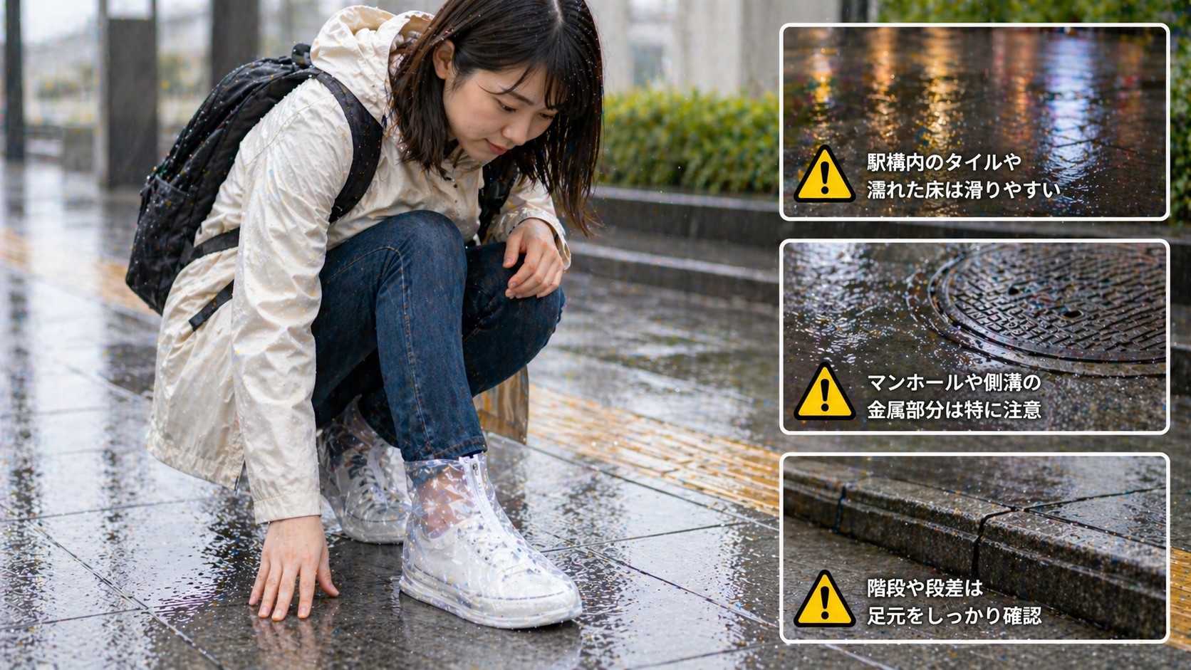 滑るのか安全面の注意点