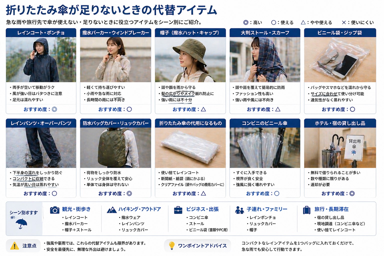 足りないときの代替アイテム