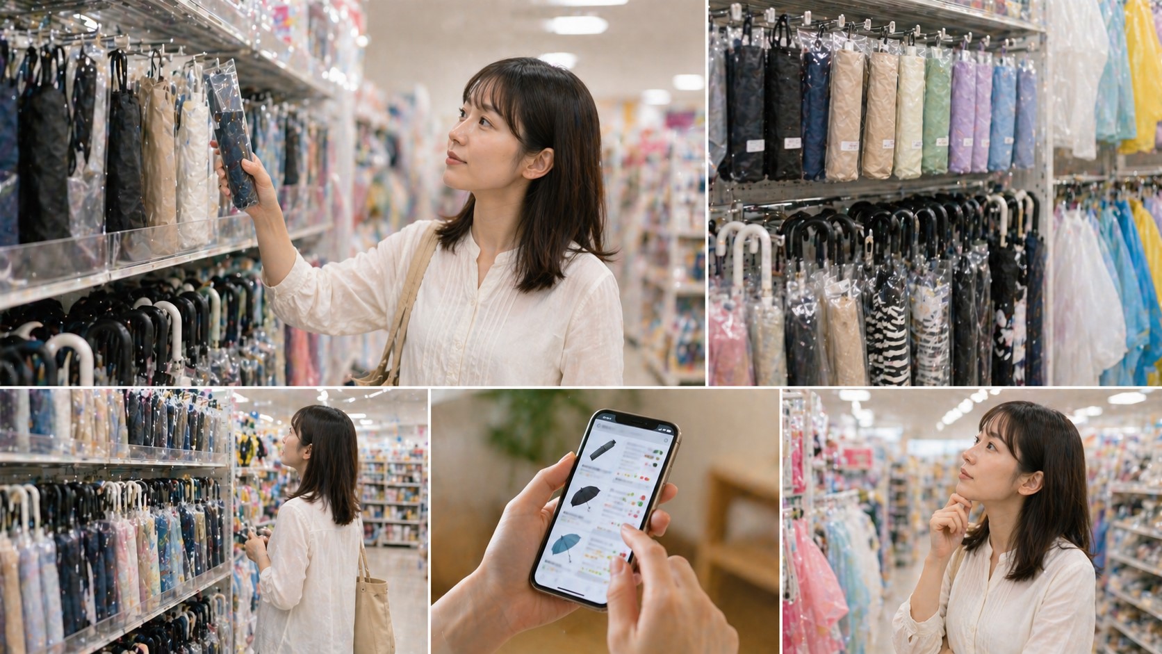 売り場と在庫の確認方法