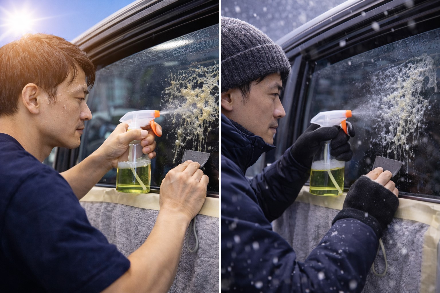 季節や気温による作業の違い