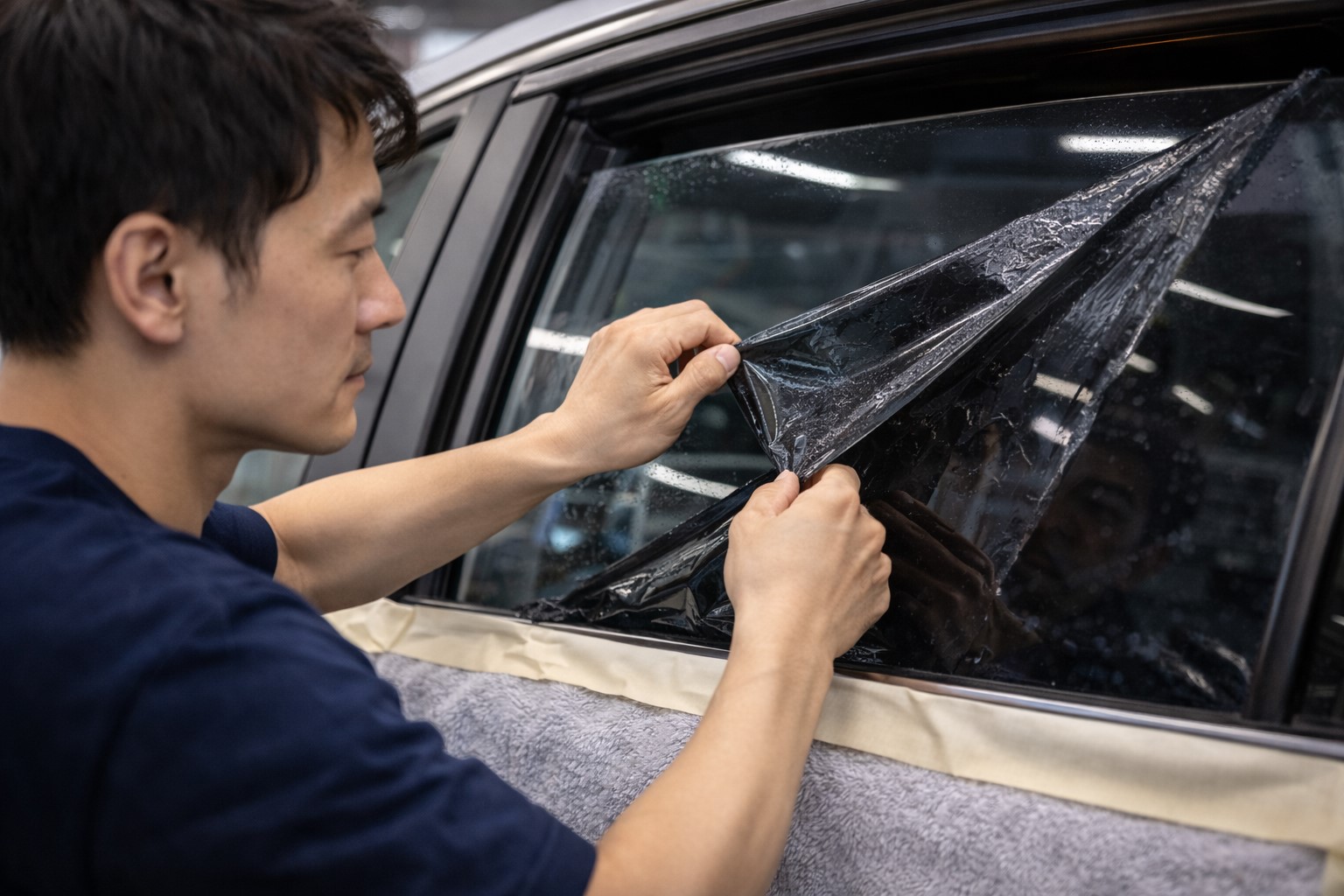 端から横方向へめくるコツ