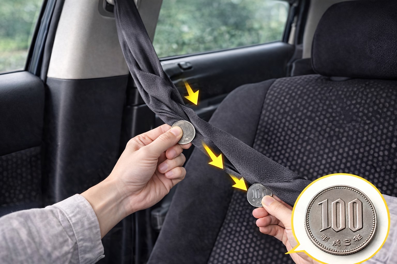 車内で使える身近なアイテム活用技