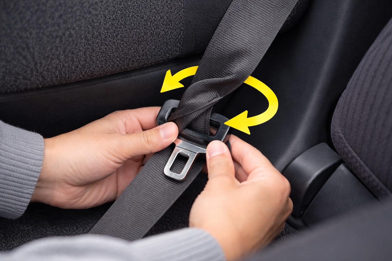 座席根本の回転を解消するコツ