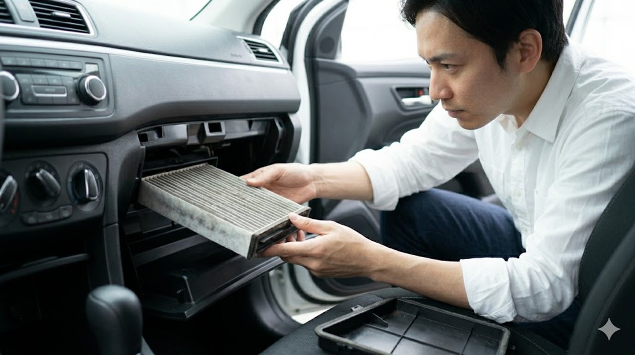 エアコンフィルター交換の手順