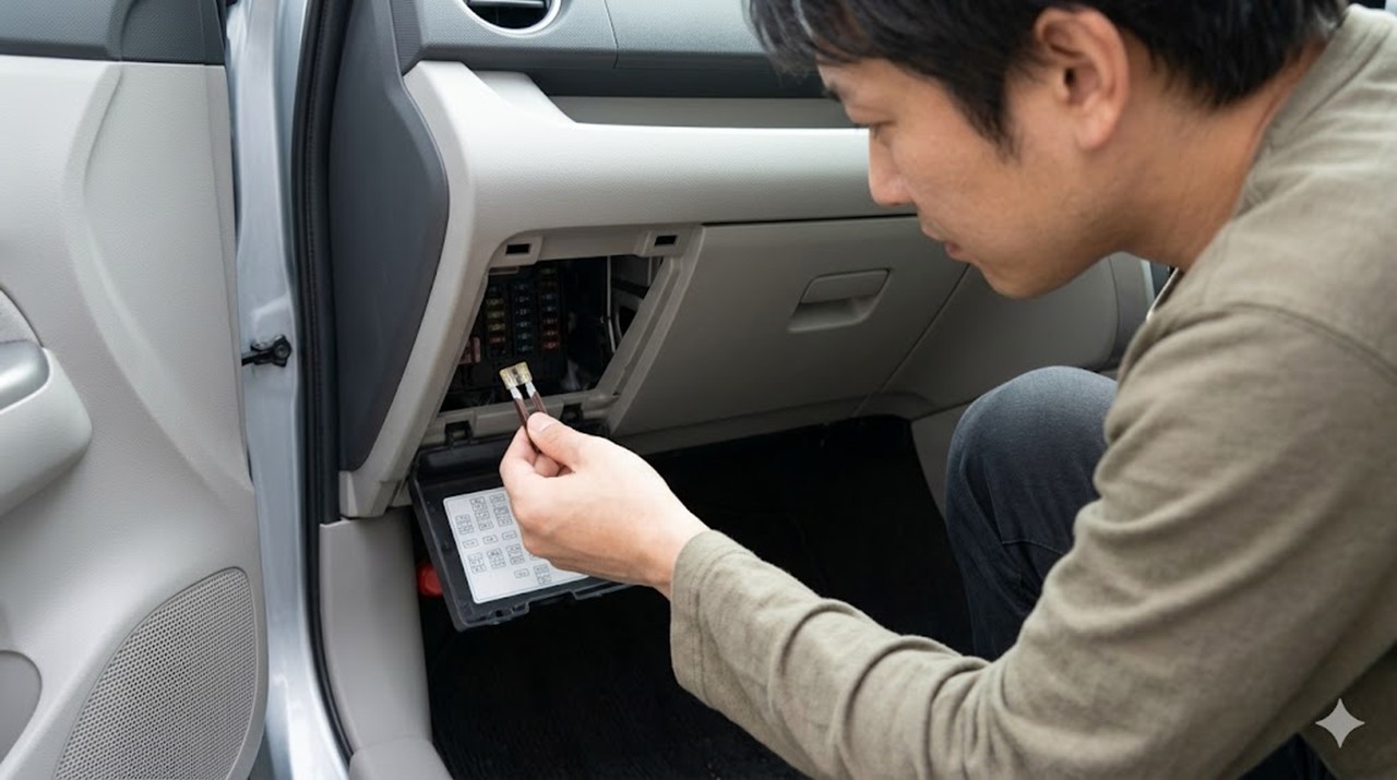 ヒューズ切れの見分け方