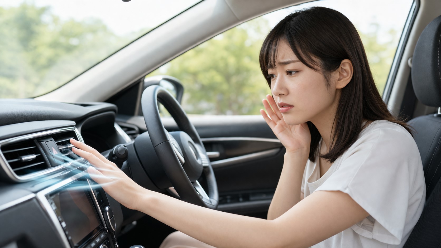 突然エアコンの効きが悪い