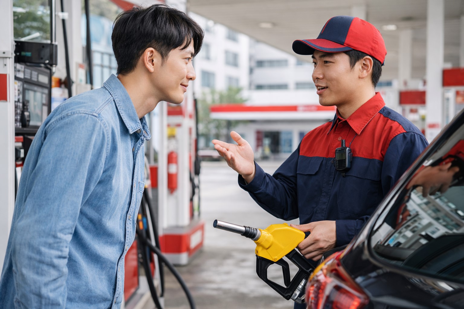 ガソリンスタンドの対応可否