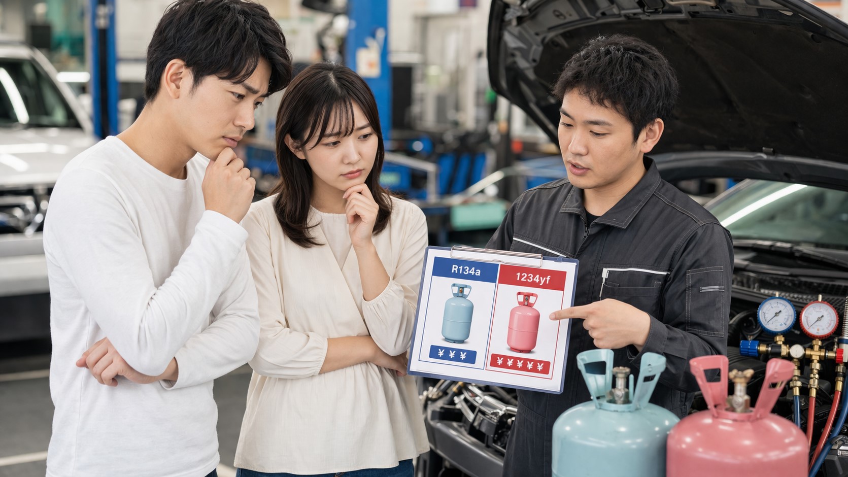 新冷媒ガスの料金相場に注意