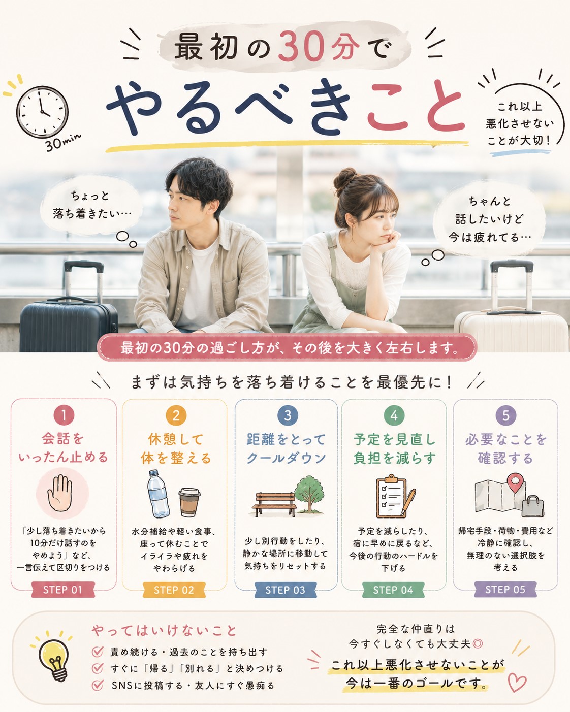 最初の30分でやるべきこと