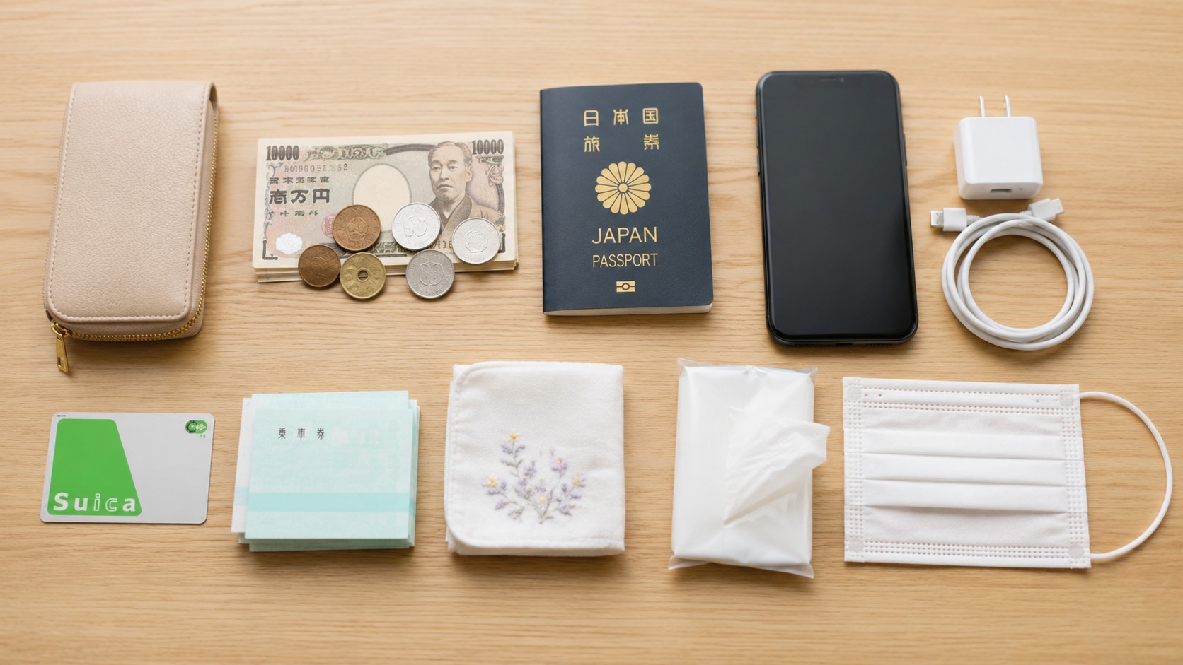 国内旅行の必需品一覧