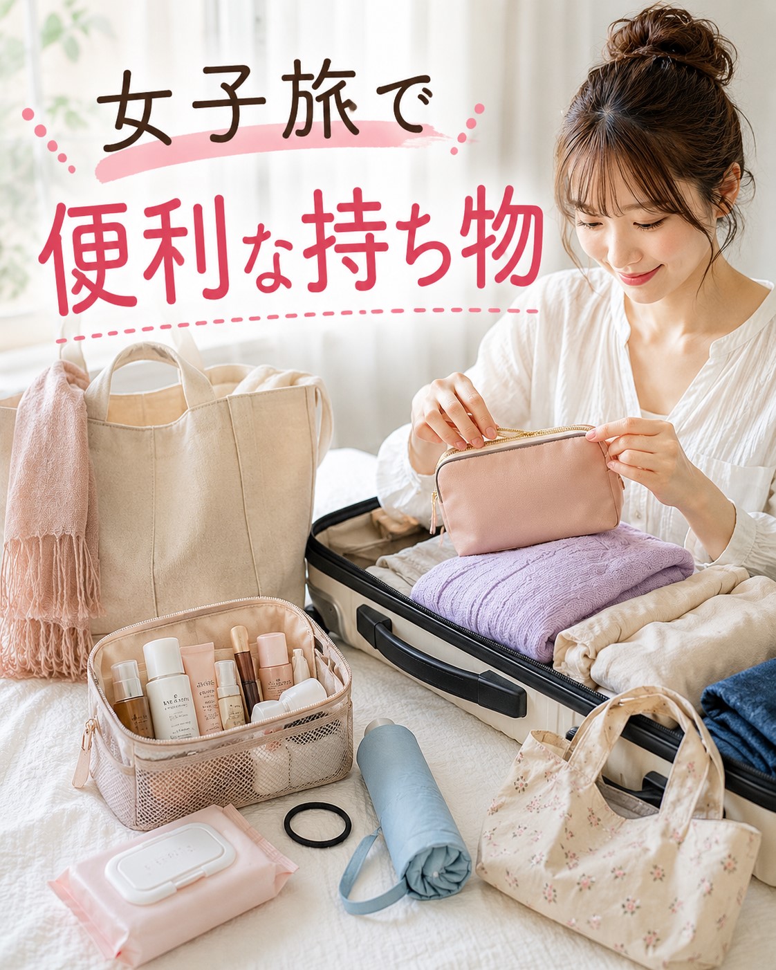 女子旅で便利な持ち物