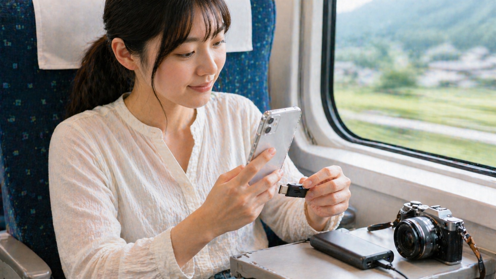 移動中のバッテリー消費には注意