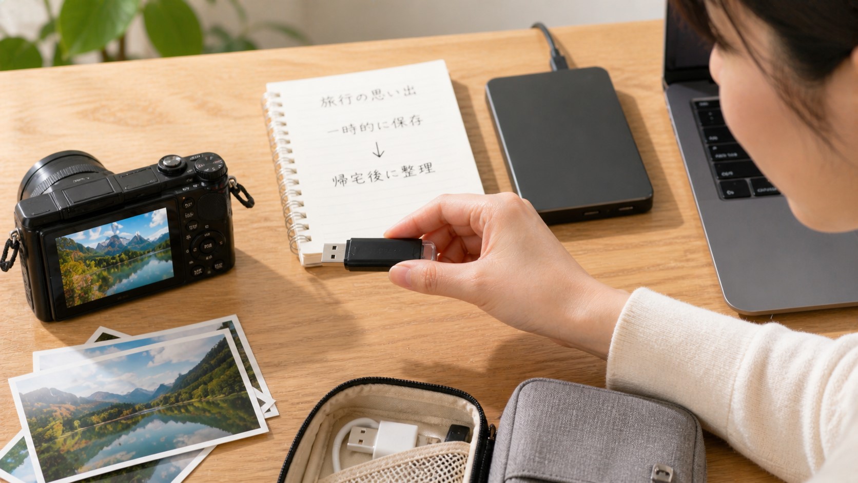 長期保存より一時的な移動に活用