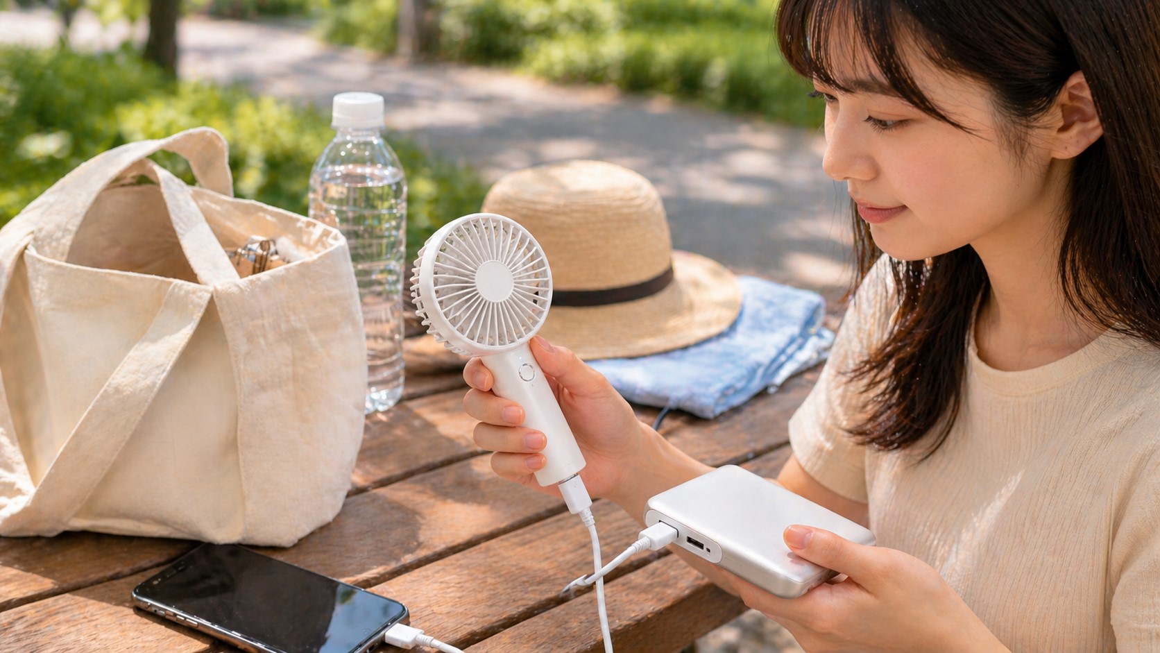 モバイルバッテリーを使った効率的な給電