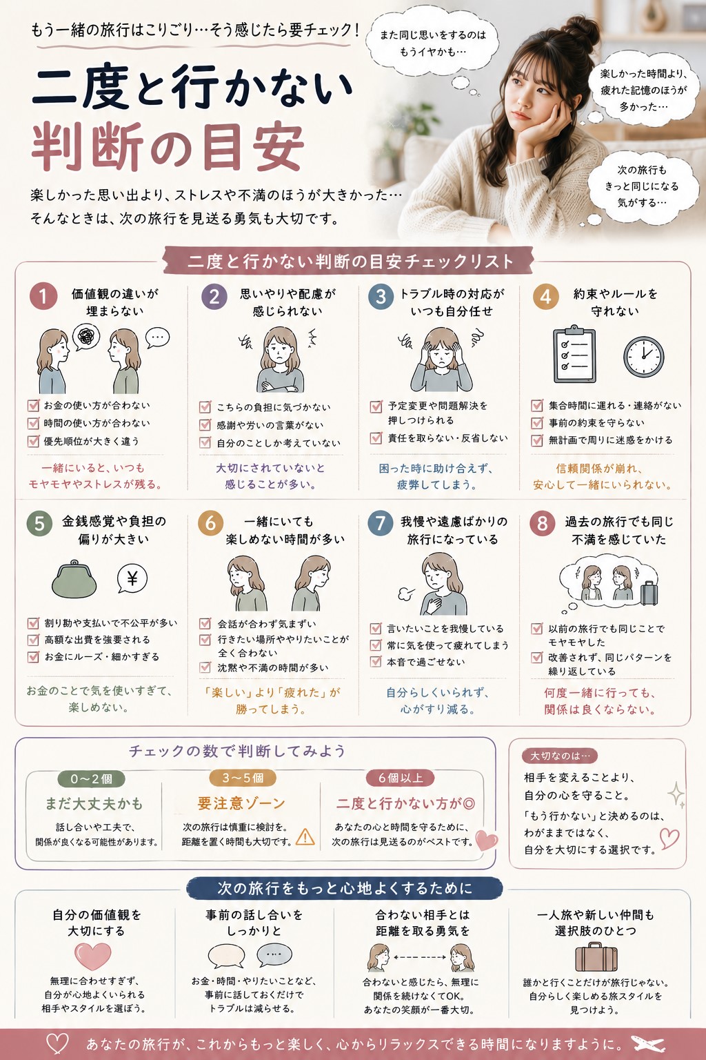 二度と行かない判断の目安