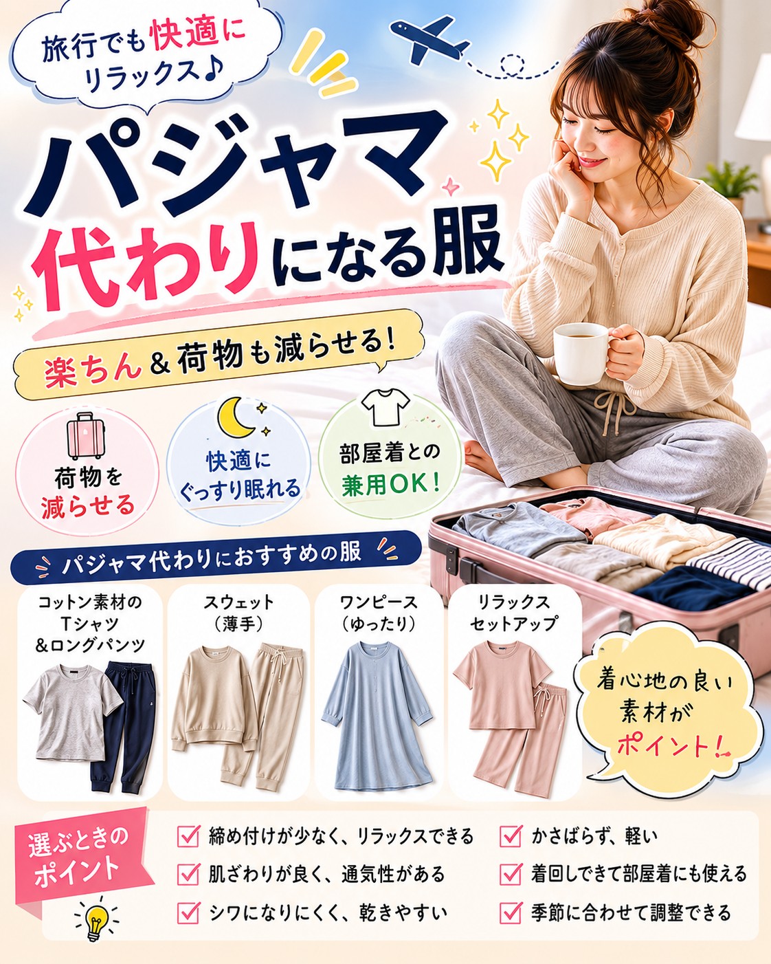 パジャマ代わりになる服