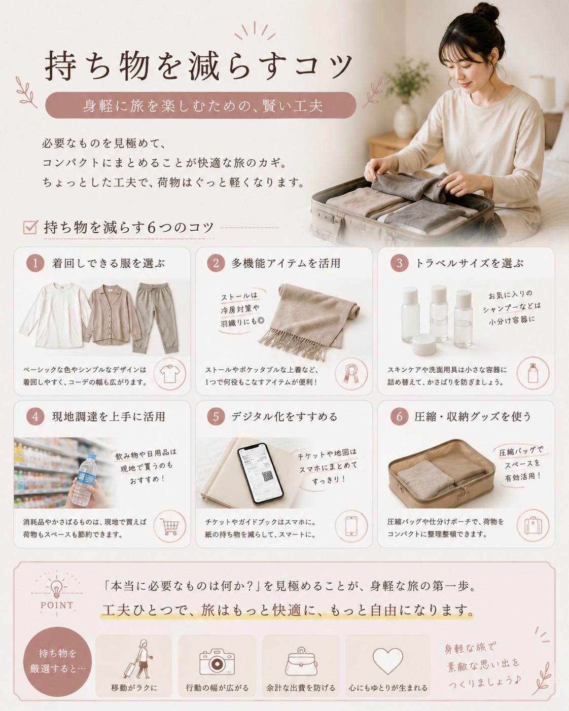 持ち物を減らすコツ