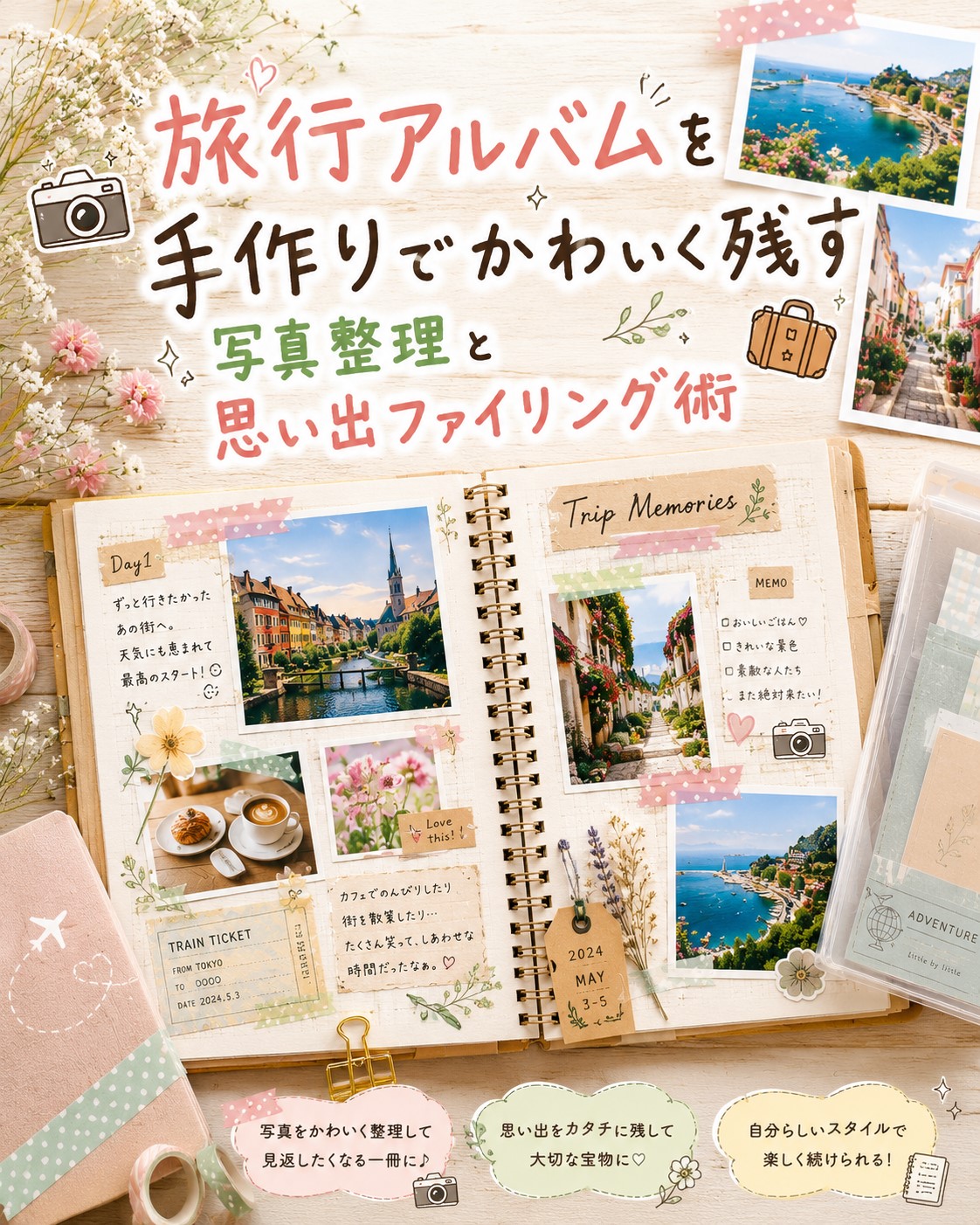 旅行アルバム初心者向けガイド｜写真整理と紙もの保存のコツを紹介