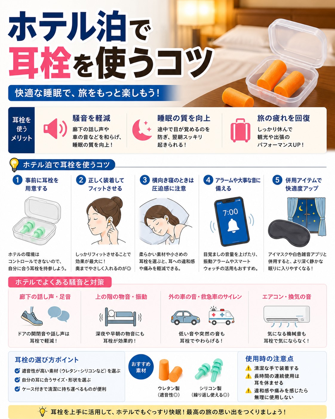 ホテル泊で使うコツ
