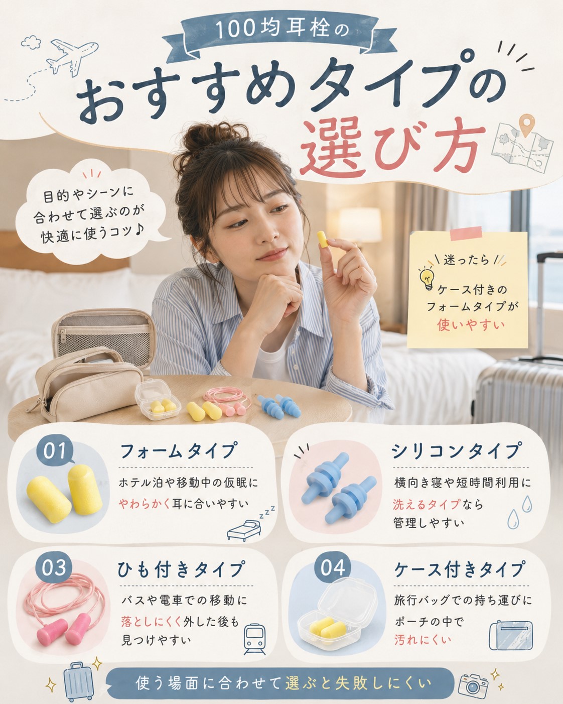 おすすめタイプの選び方