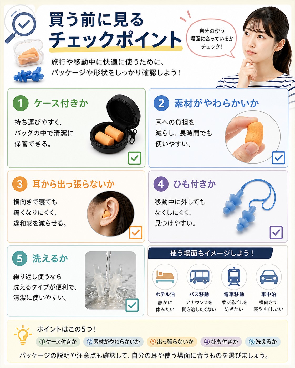 買う前に見るチェックポイント