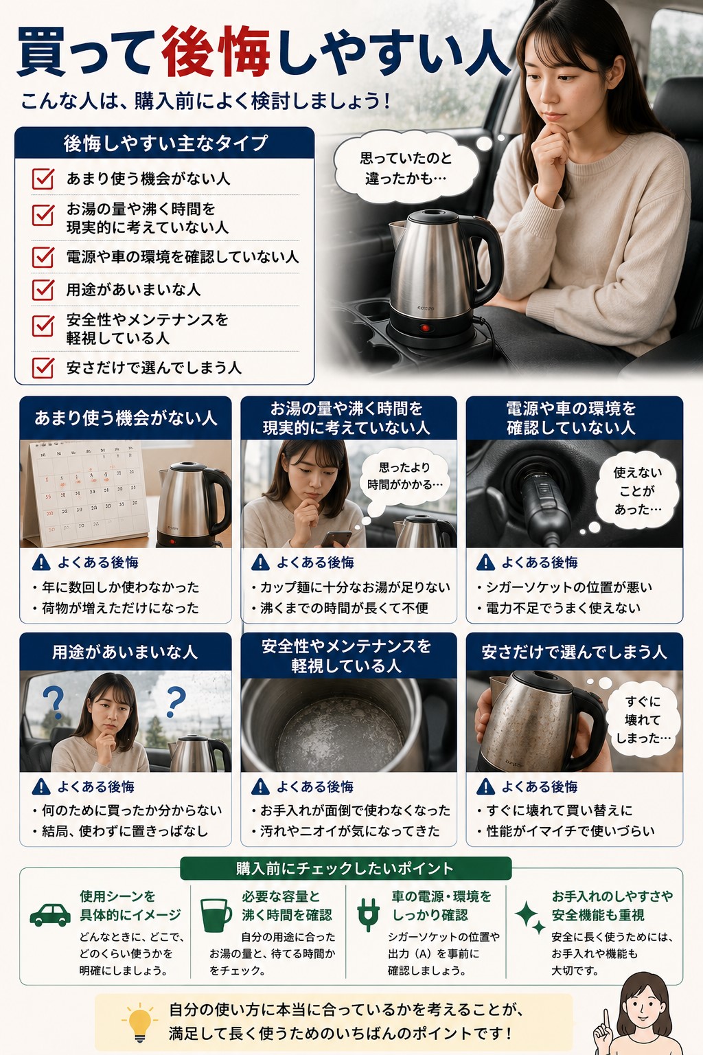 買って後悔しやすい人