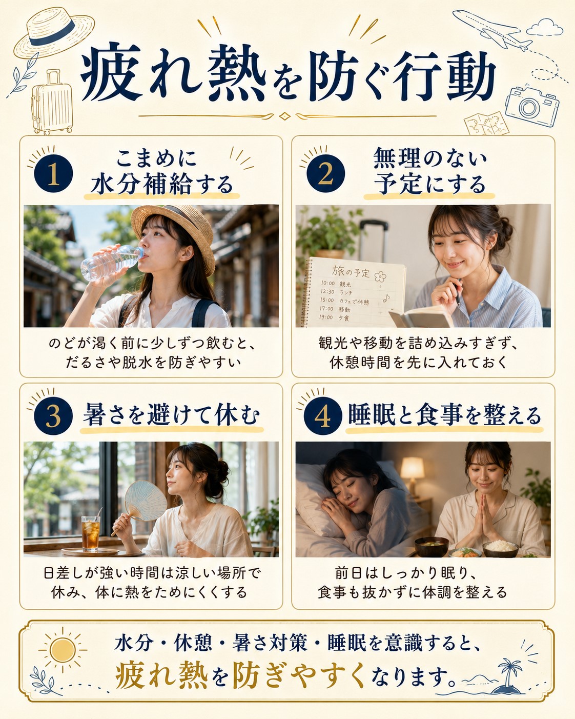 旅行後に熱っぽい時の注意