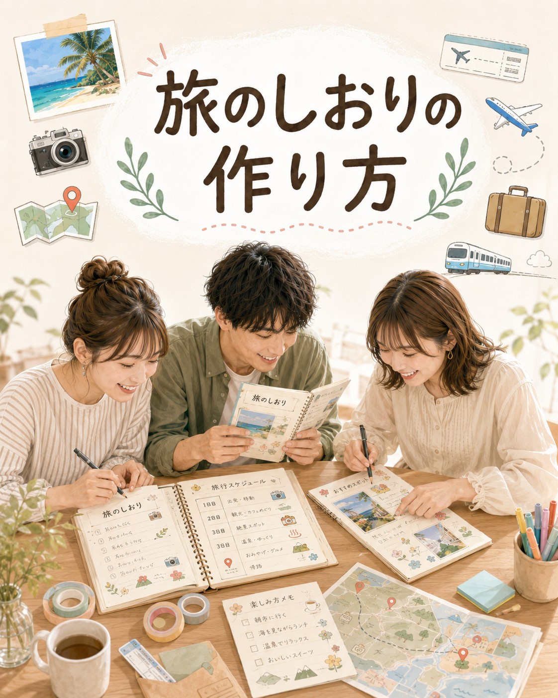 旅のしおりの作り方