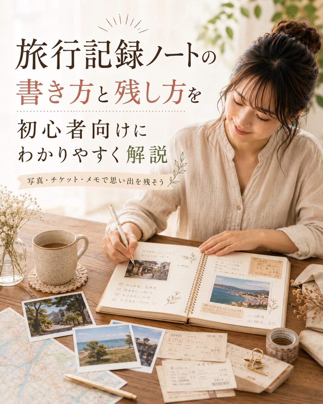旅行記録ノートの書き方と残し方を初心者向けにわかりやすく解説