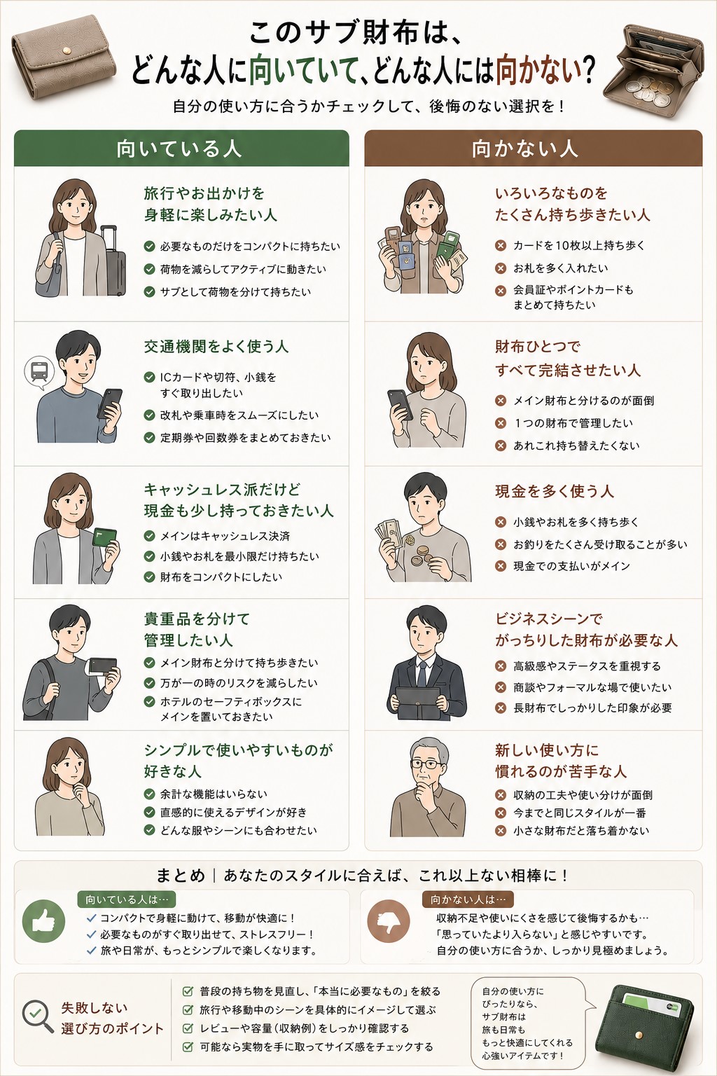 向いている人と向かない人