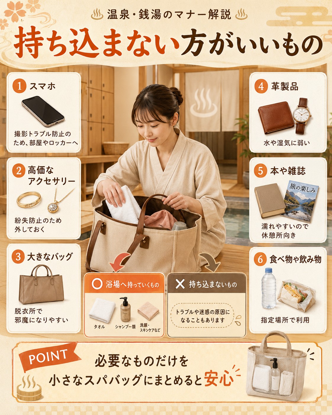 持ち込まない方がいいもの