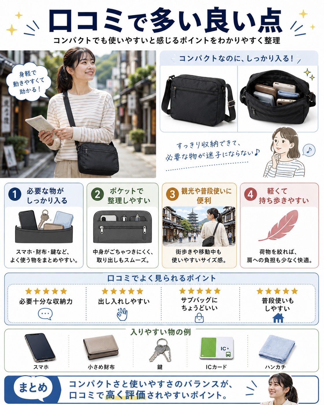 口コミで多い良い点