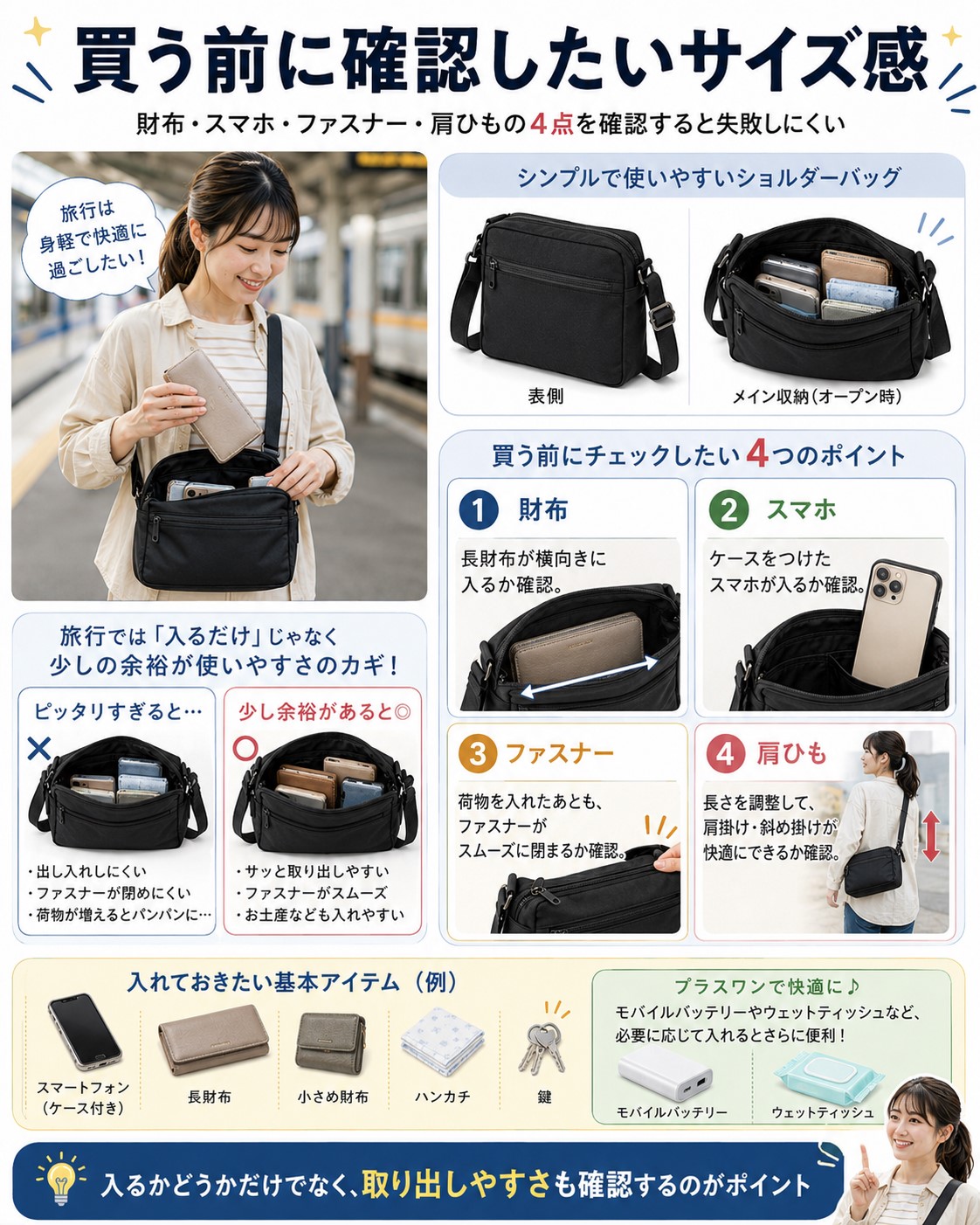 買う前に確認したいサイズ感