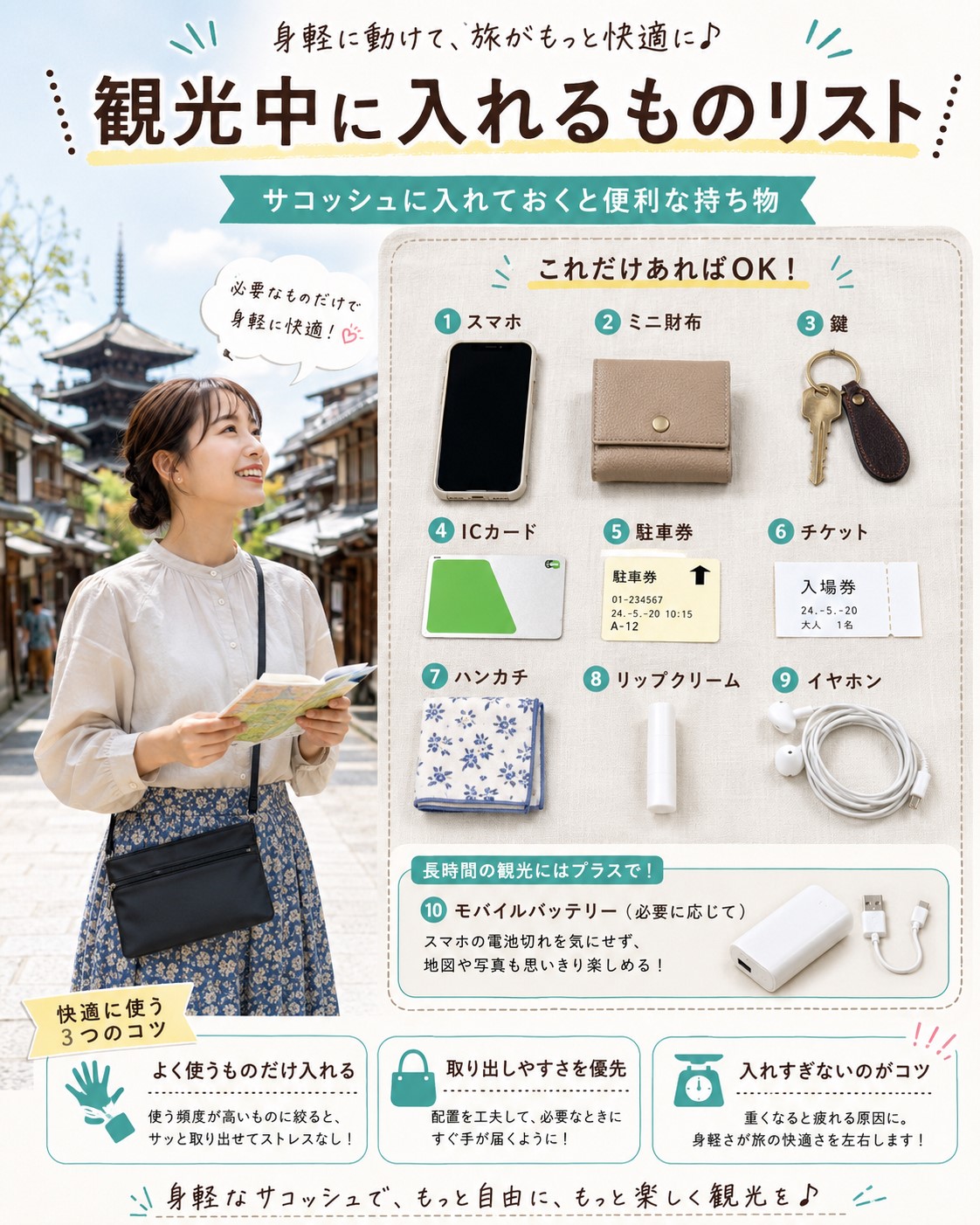 観光中に入れるものリスト