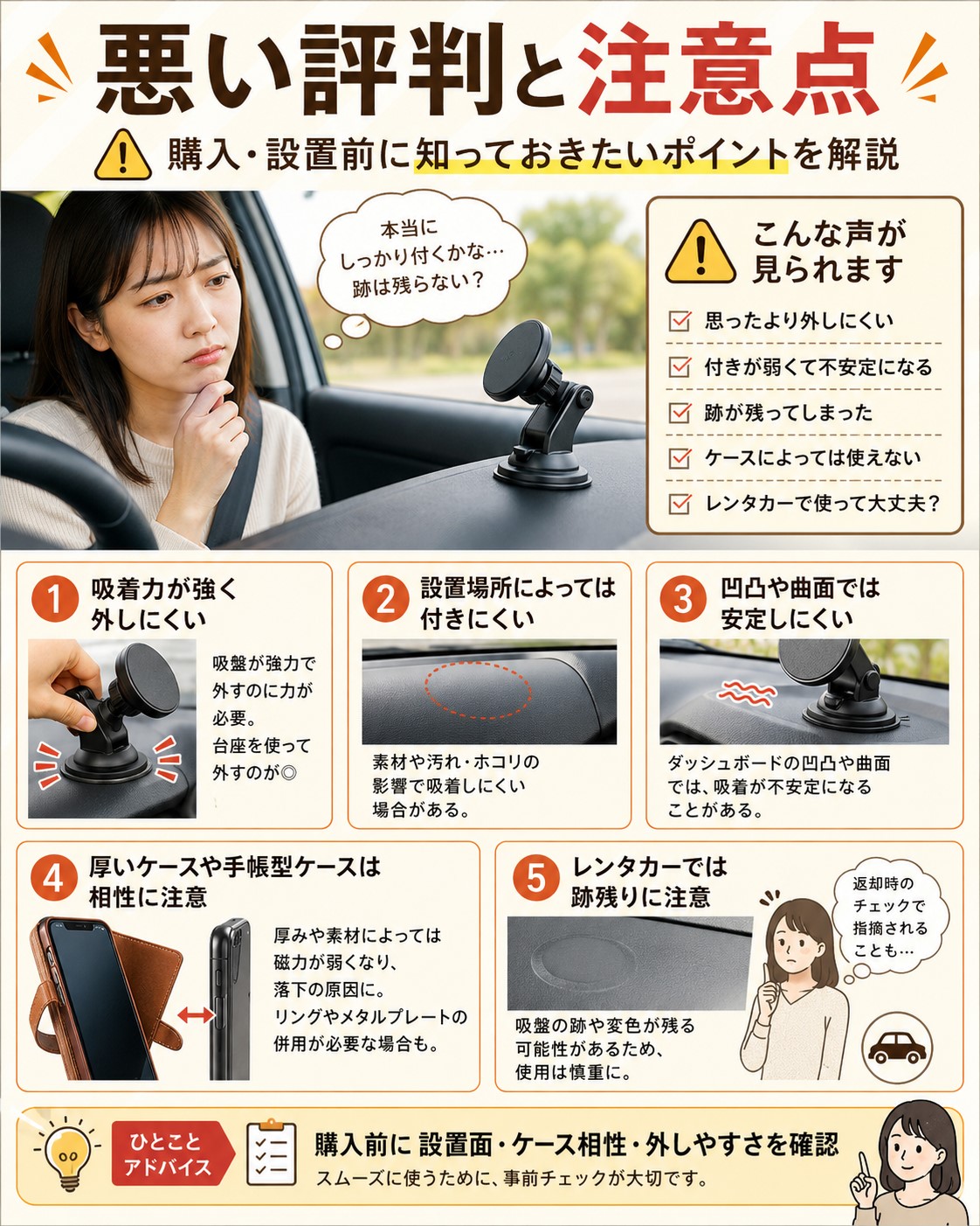 悪い評判と注意点