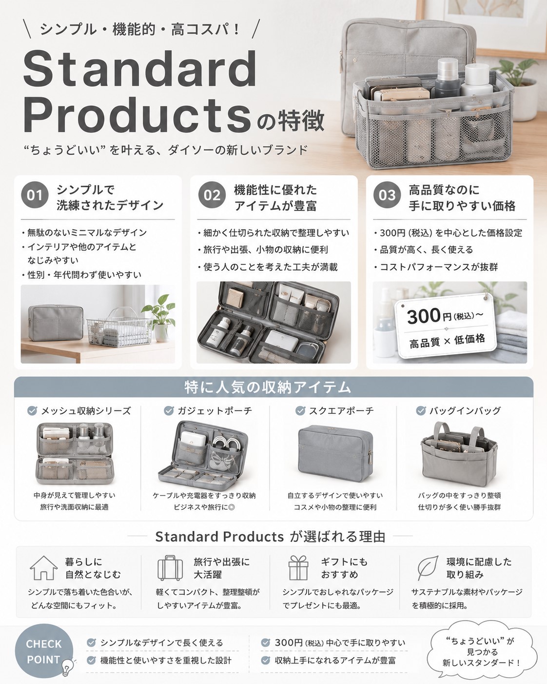 スタンダードプロダクツの特徴